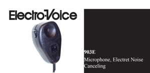 Microphone 903E. Electret Noise Canceling ()