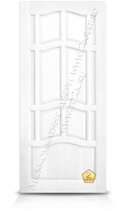 Продаются Двери модели Ампир (Белый цвет) (Фото)